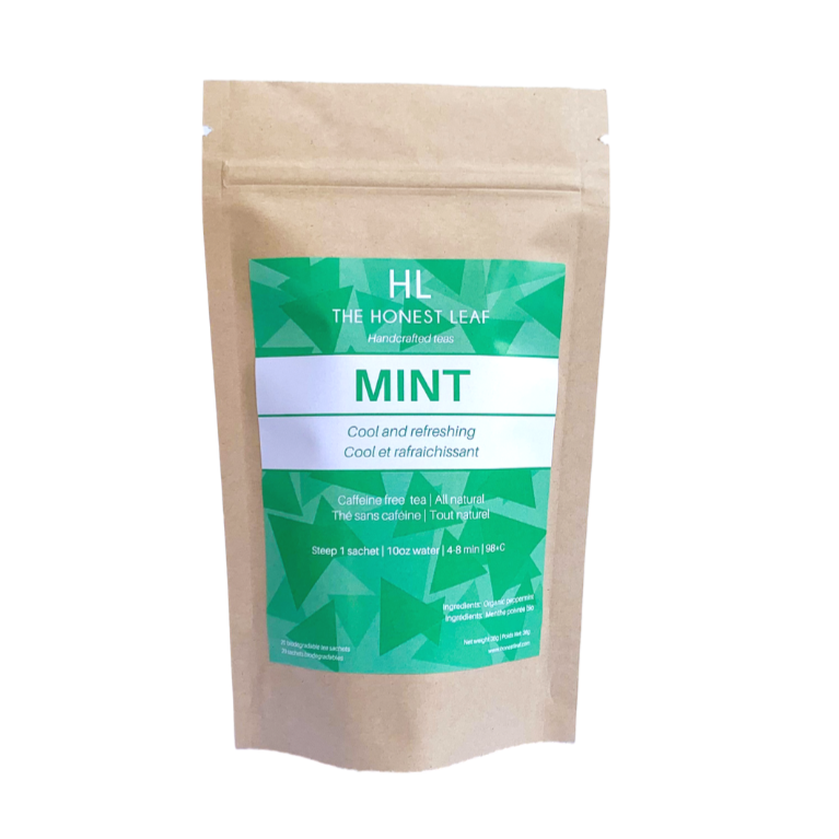 Mint tea bags - 20 biodegradable sachets